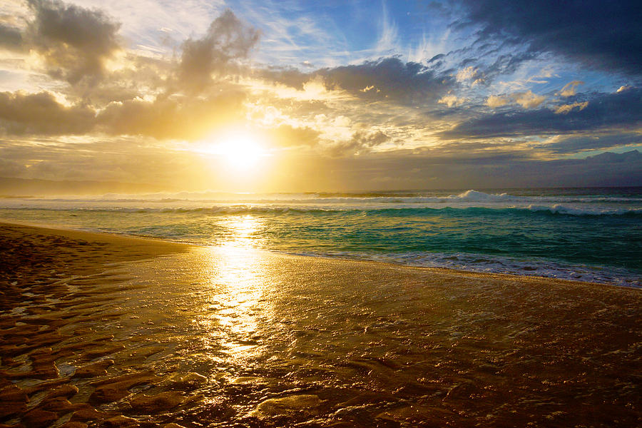 North Shore Oahu Sunset Photograph by Kevin Smith - Fine Art America