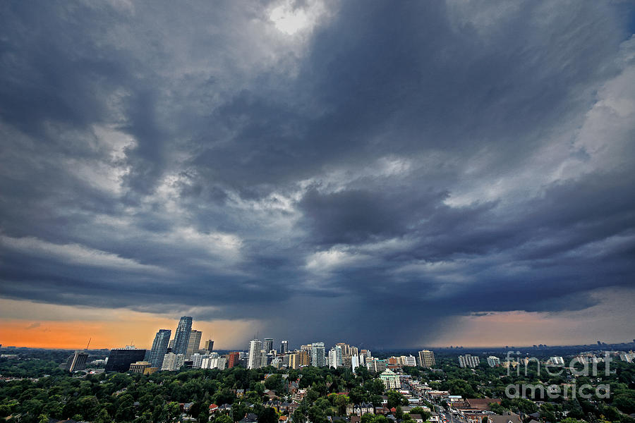 North Toronto Storm Photograph by Charline Xia