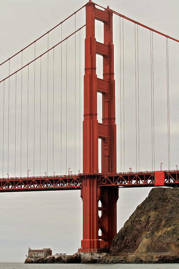 North Tower Golden Gate Photograph by Steven Lapkin