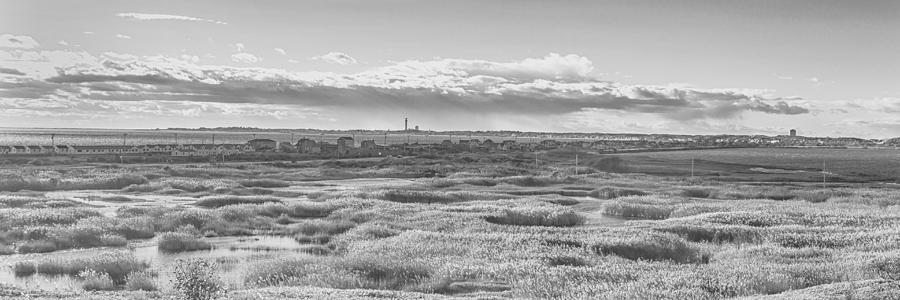 North Truro and Provincetown bw Photograph by Kate Hannon