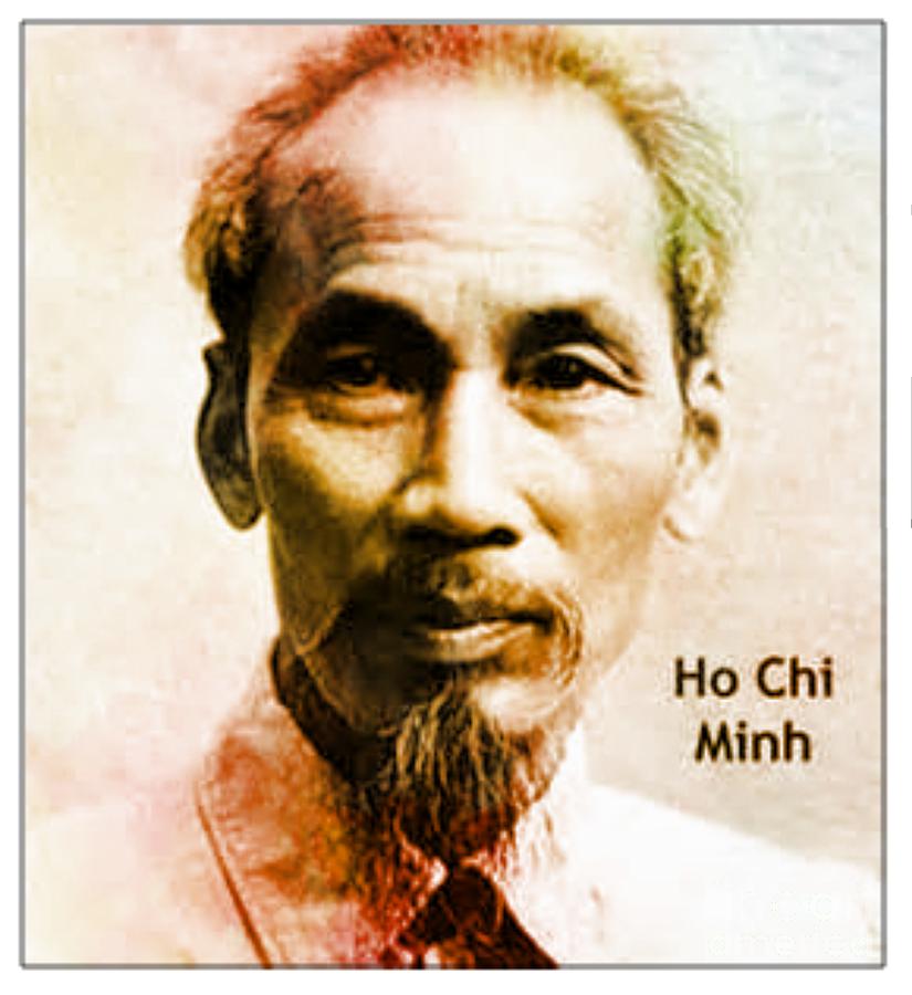 North Vietnam Leader Ho Chi Minh Digital Art by Steven  Pipella