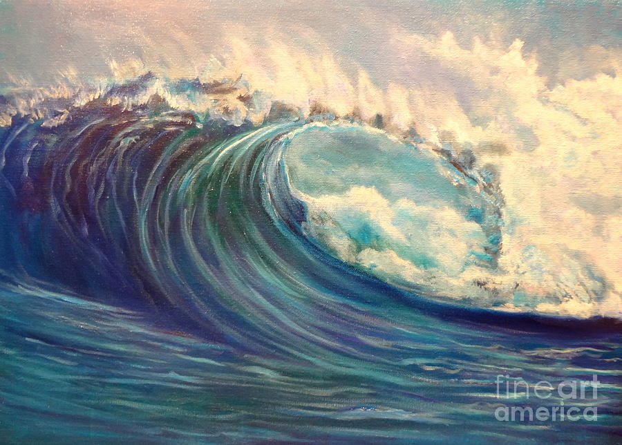North Whore Wave Painting by Jenny Lee