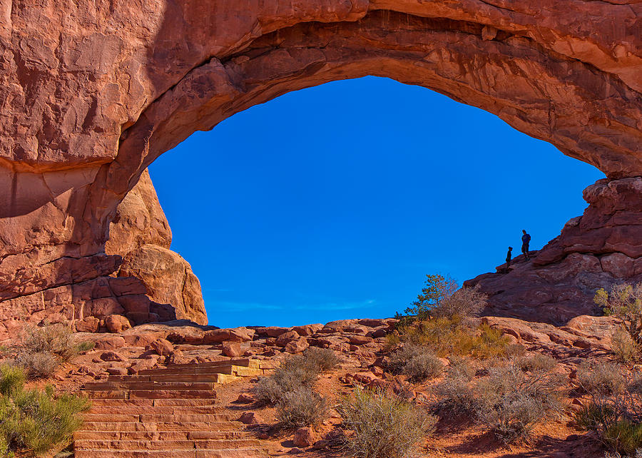 North Window Arch Silhouettes Photograph