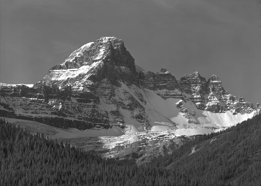 1M3772-BW-Northeast Face Diadem Peak Photograph by Ed  Cooper Photography