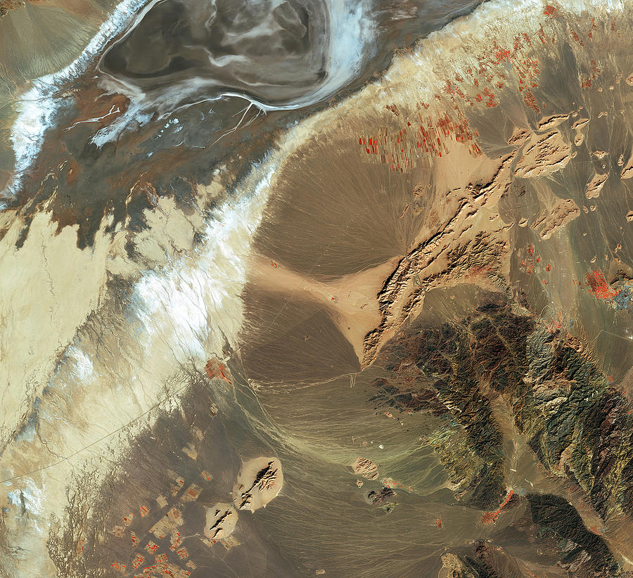 Northeastern Iran, Satellite View Photograph by Science Source