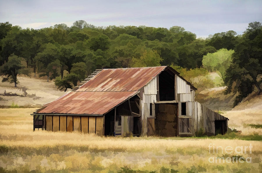 Northern California Barn Photograph by Kathleen Gauthier