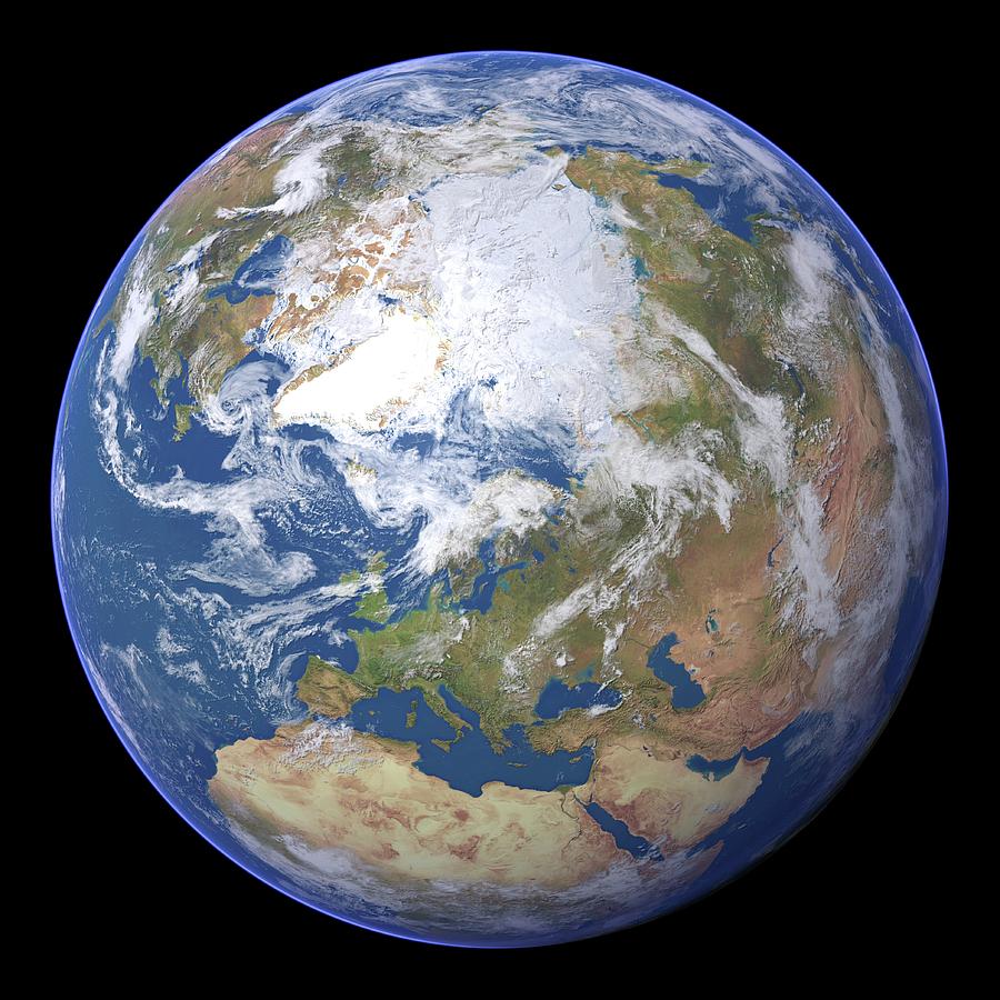 Northern Europe And The Arctic Photograph by Science Photo Library Northern Europe And The Arctic Photograph by Science Photo Library