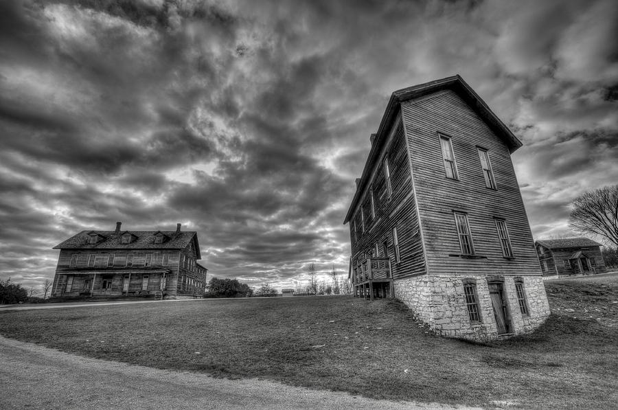 Old Buildings Photograph - Northern Ghost town by Steve Goddard