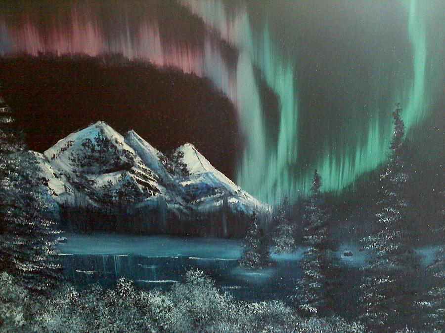 Northern Lights Painting by Gerry Smith