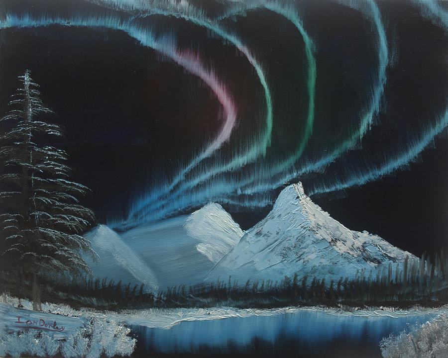 Northern Lights Painting by Ian Donley