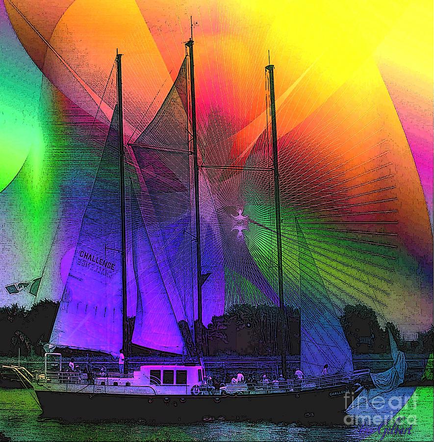 Sailing Photograph - Northern Sail by Iris Gelbart