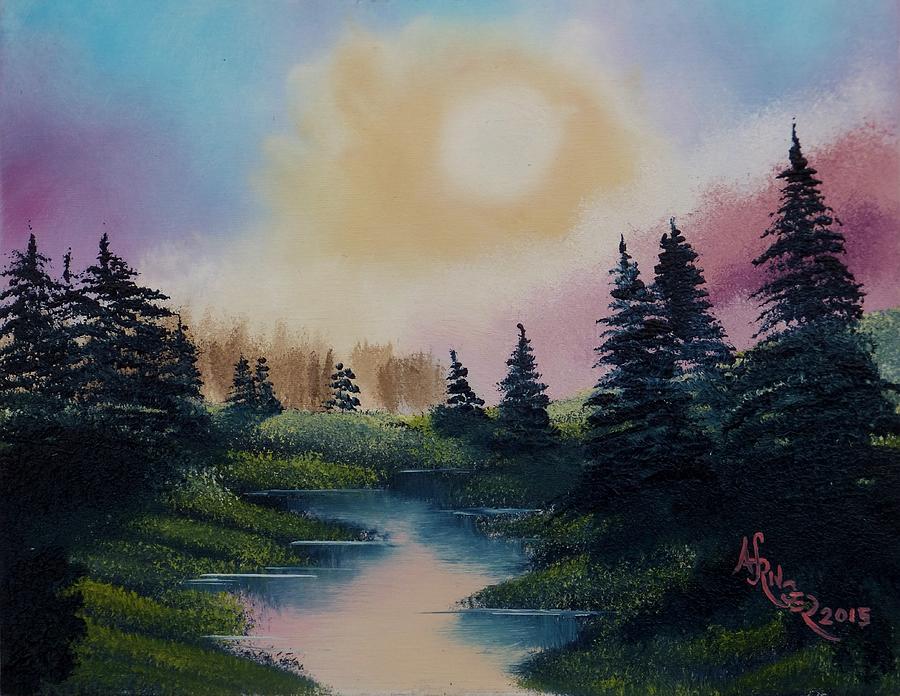 Northern Sunset Painting