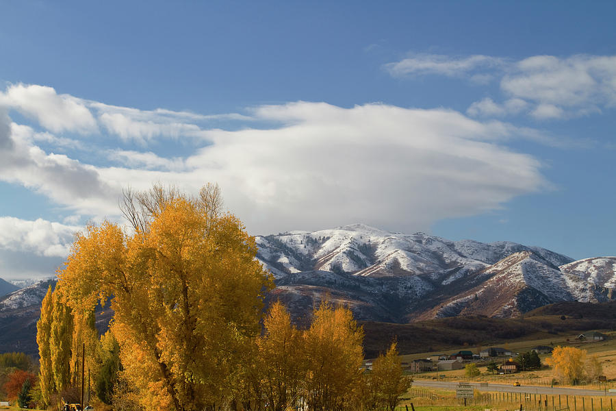 Northern Utah, Usa Autumn Mountain Photograph by Mark Miller Photos
