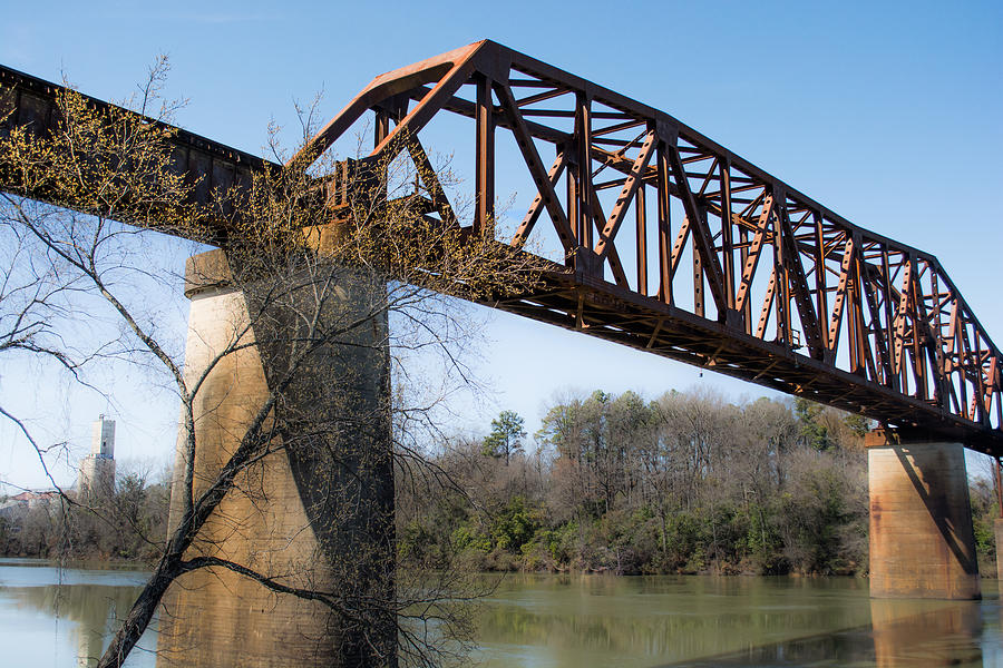 Tuscaloosa Photograph - Northport Trestle over the Tuscaloosa River by Parker Cunningham
