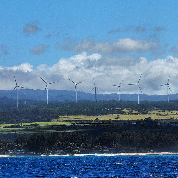 Hilife Photograph - Northshore Wind Farm #luckywelivehawaii by Brian Governale