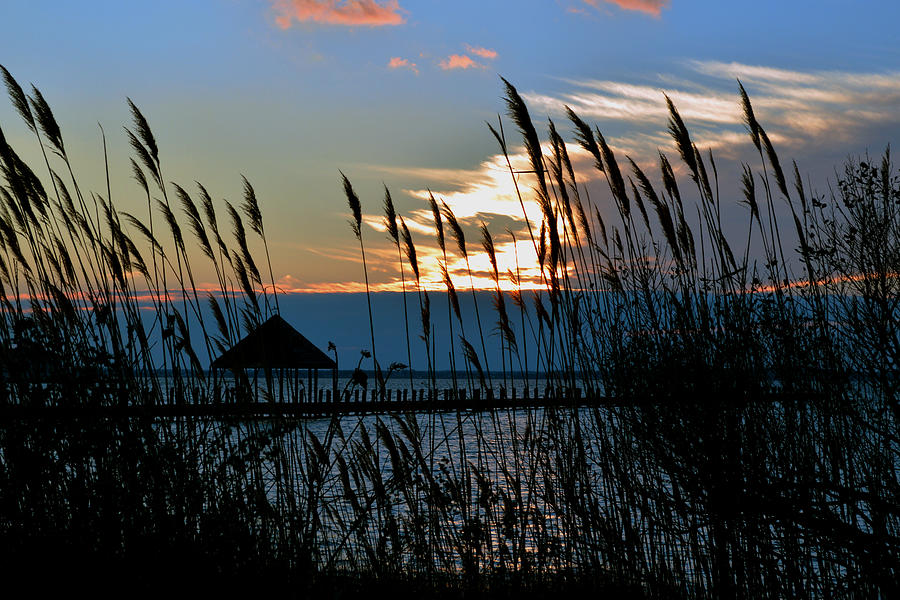 Ocean City Sunset at Northside Park Photograph by Bill Swartwout