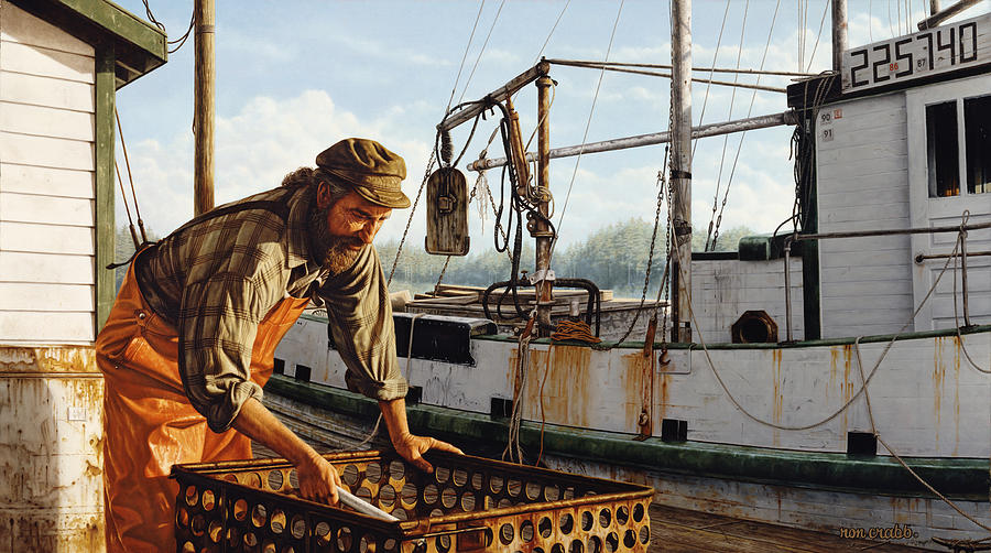 Northwest Fisherman by Ron Crabb Northwest Fisherman by Ron Crabb