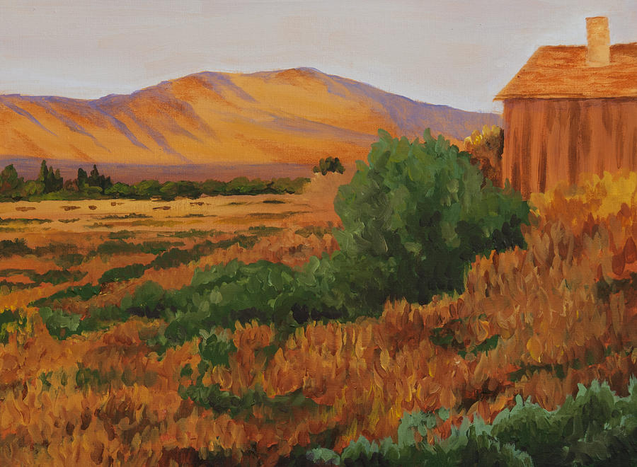 Northwest View Painting by Heidi E Nelson