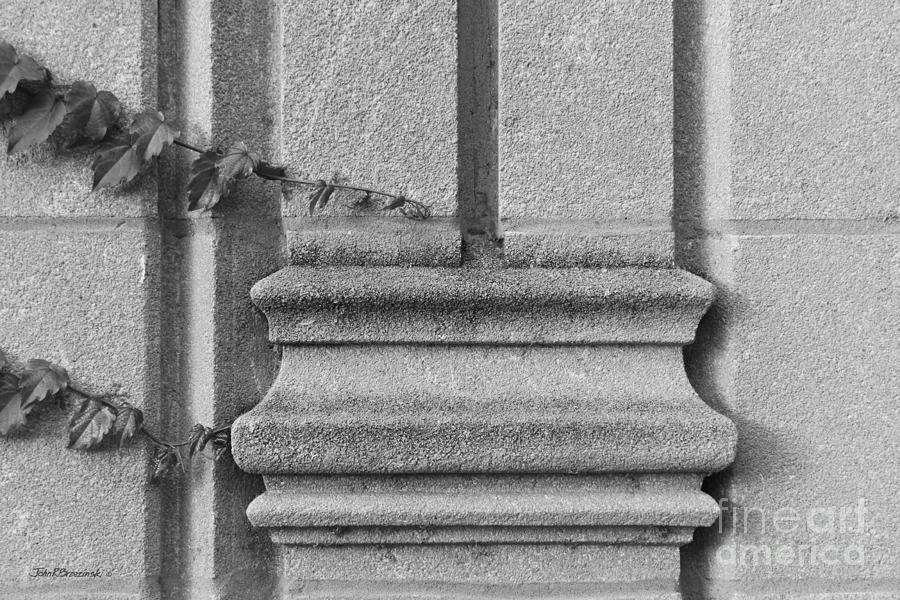 Northwestern University Deering Library Detail Photograph by University Icons