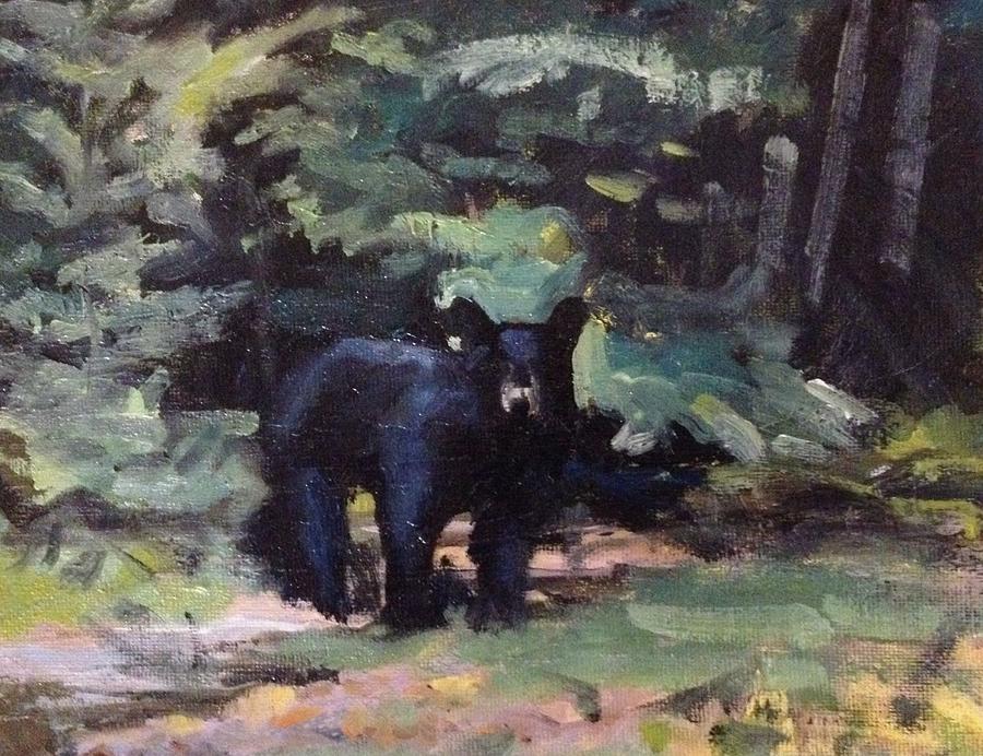 Northwoods Visitor Painting