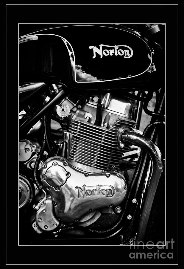 Norton Commando 961 Sport Monochrome Photograph by Tim Gainey