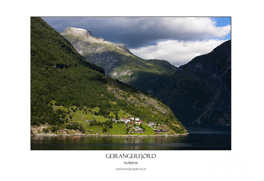 Norway Geiranger Geirangerfjord fjord Photograph by Andy Myatt