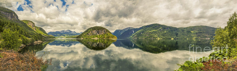 Norway Serenity In Panorama Photograph