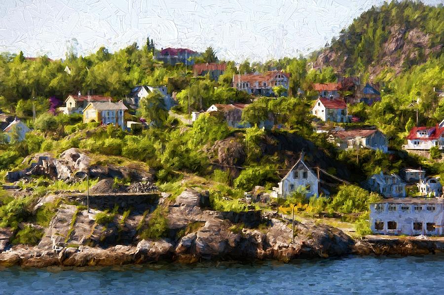 Norway Village by the Sea Photograph by Bill Howard