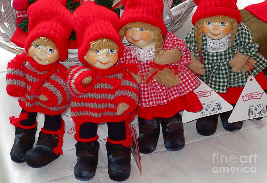 Norwegian Christmas Dolls. Photograph by Robert Birkenes