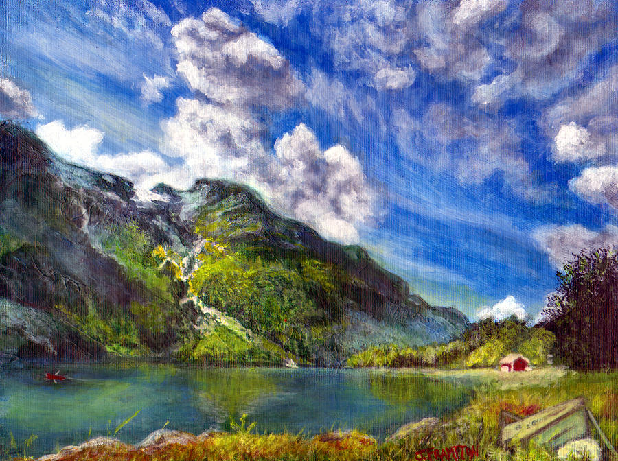 Landscape Painting - Norwegian Dreams by Jennifer Frampton