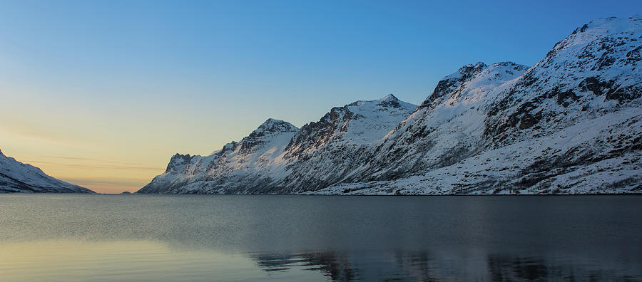 Norwegian Fjord At Sunset by Hgabor