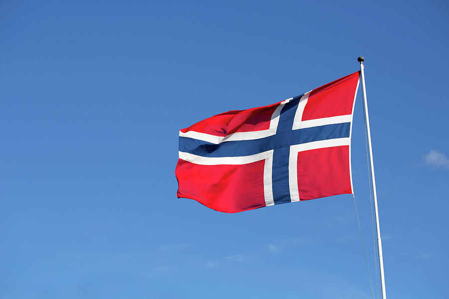 Norwegian Flag Photograph by Elin Enger