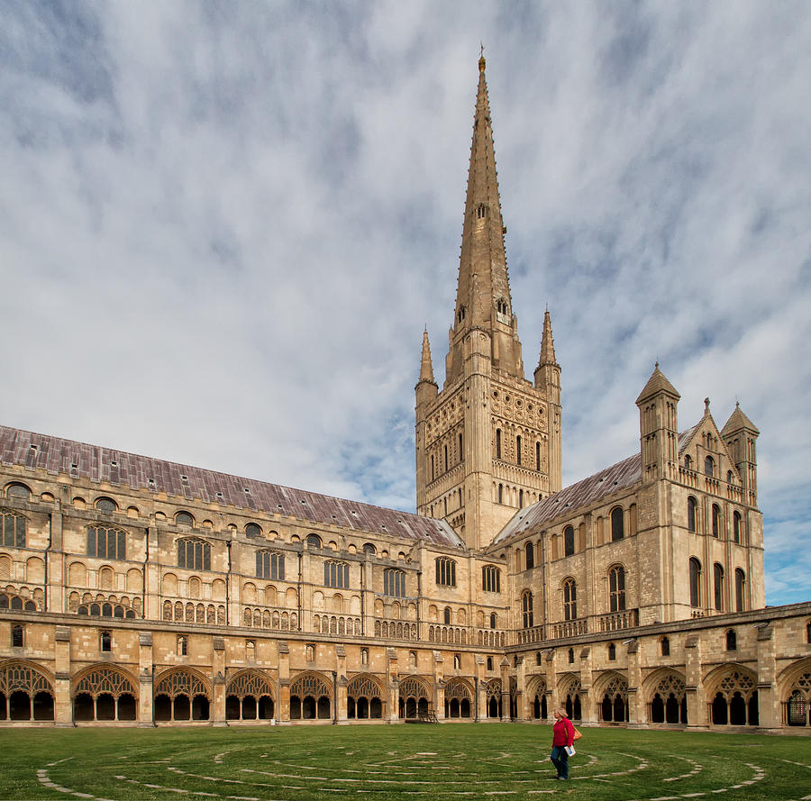 Norwich Cathedral Photograph by Shirley Mitchell