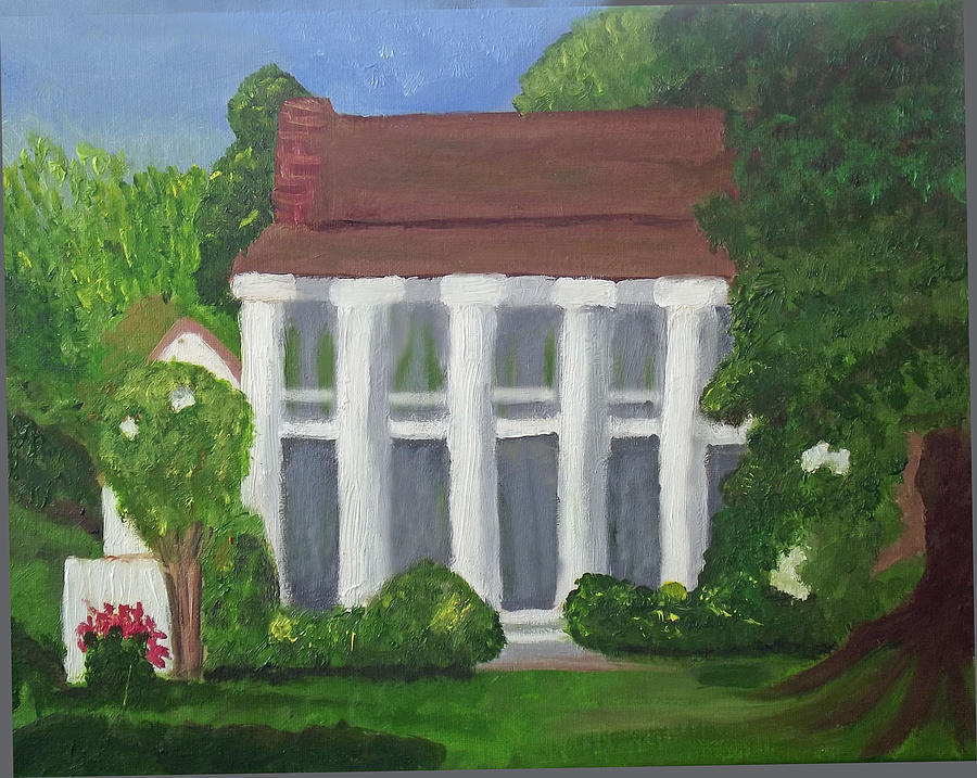 Norwood Plantation Home Painting by Margaret Harmon