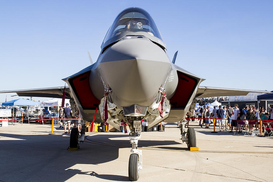 Nose to Nose with an F-35 Photograph by Jim Moss