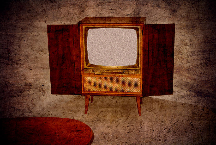 Nostalgia - old TV set Photograph by Matthias Hauser