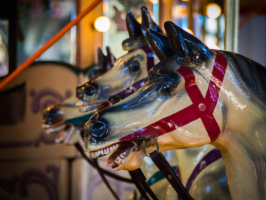Horse Photograph - Nostalgic Carousel by Kaleidoscopik Photography