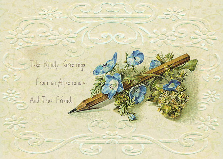 Nostalgic Greeting Card Digital Art by Sandra Foster