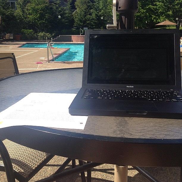 Thankful Photograph - Not A Bad Work Station. #thankful by Nat Lawrence