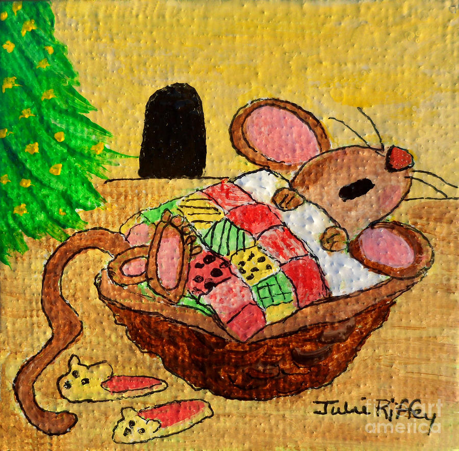 Not A Creature Was Stirring Painting by Julie Brugh Riffey