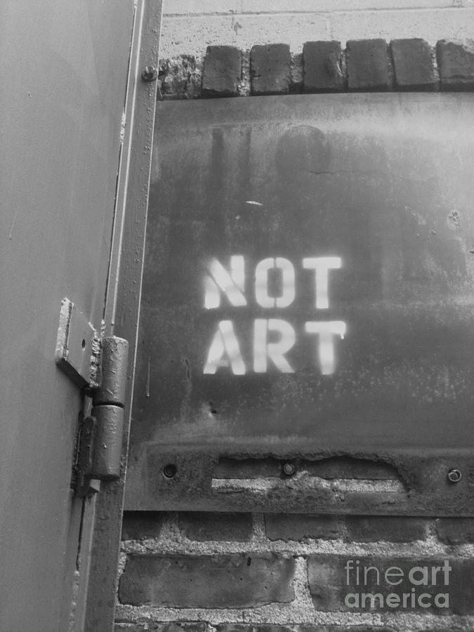 Not Art...are you kidding me? Photograph by WaLdEmAr BoRrErO