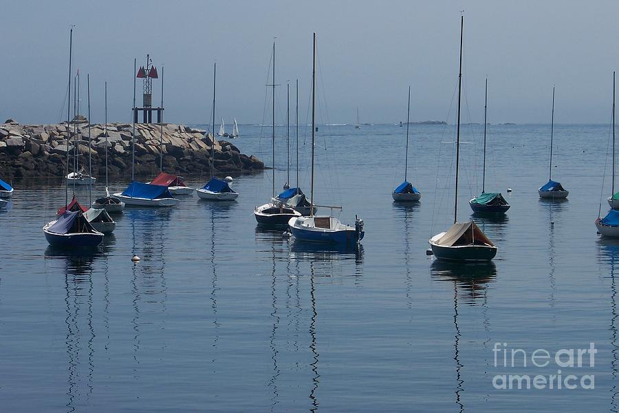 Sail Boats Along the Atlantic  Photograph by Eunice Miller