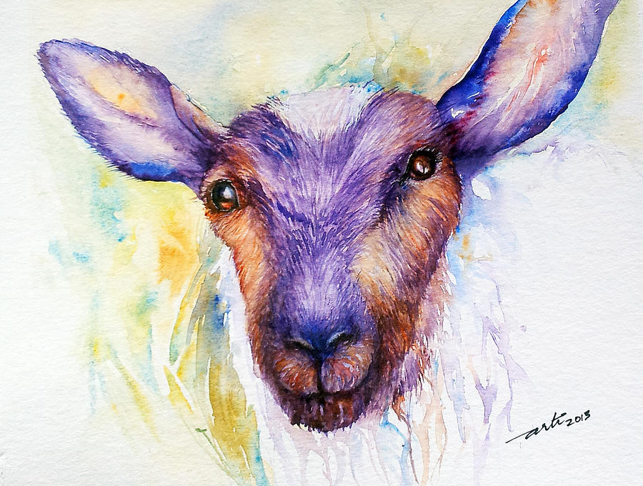 Not Sheepish Painting by Arti Chauhan