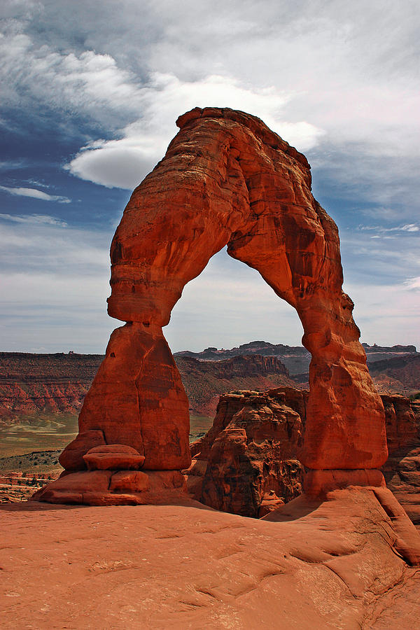 Not The Usual Delicate Arch View Photograph by Wes and Dotty Weber