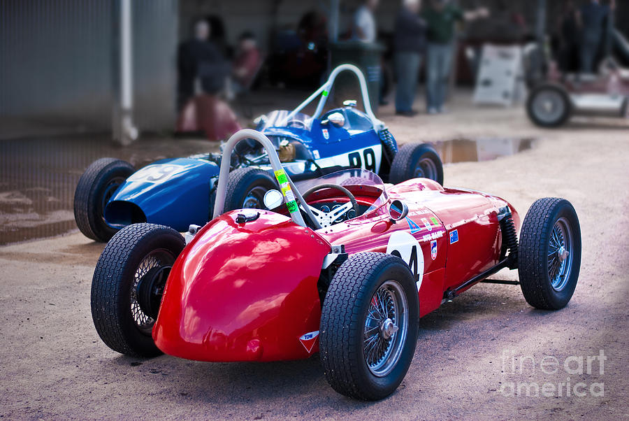 Relativo Ad Una Nota Major Cinematografica Nota Major and Nota BMC Formula Junior Photograph by Stuart Row - Fine