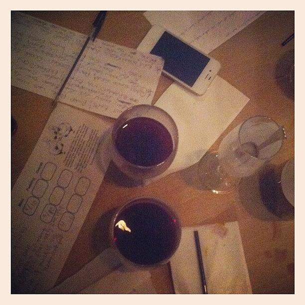 Notes And Wine @cookiescotland Photograph by Betty Swollocks