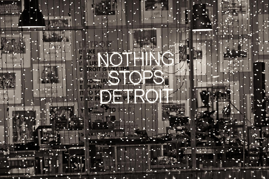 Nothing Stops Detroit  Photograph by John McGraw
