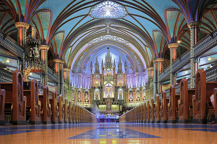 Notre Dame Basilica - Montreal Photograph by S. Greg Panosian