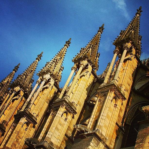 Churches Photograph - Notre Dame De Reims, France #france by Brian Governale