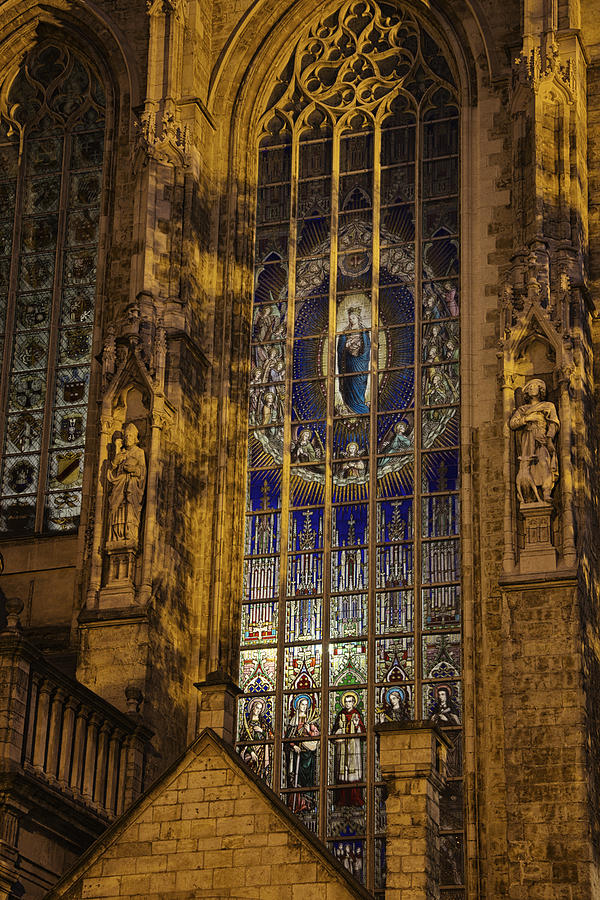 Notre Dame du Sablon Photograph by Joan Carroll